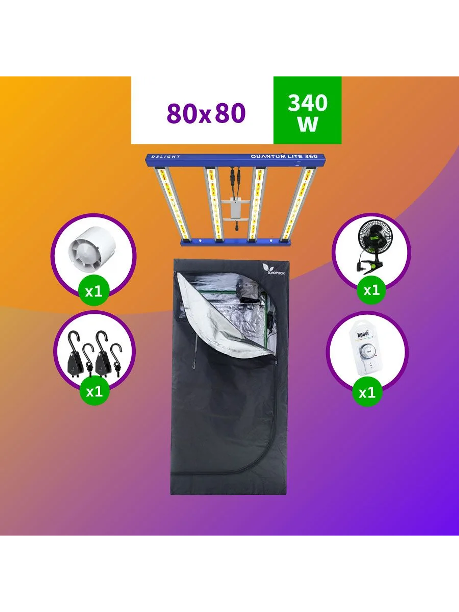 Kit Quantum Medio 2.0 Ecopro 80X80 1