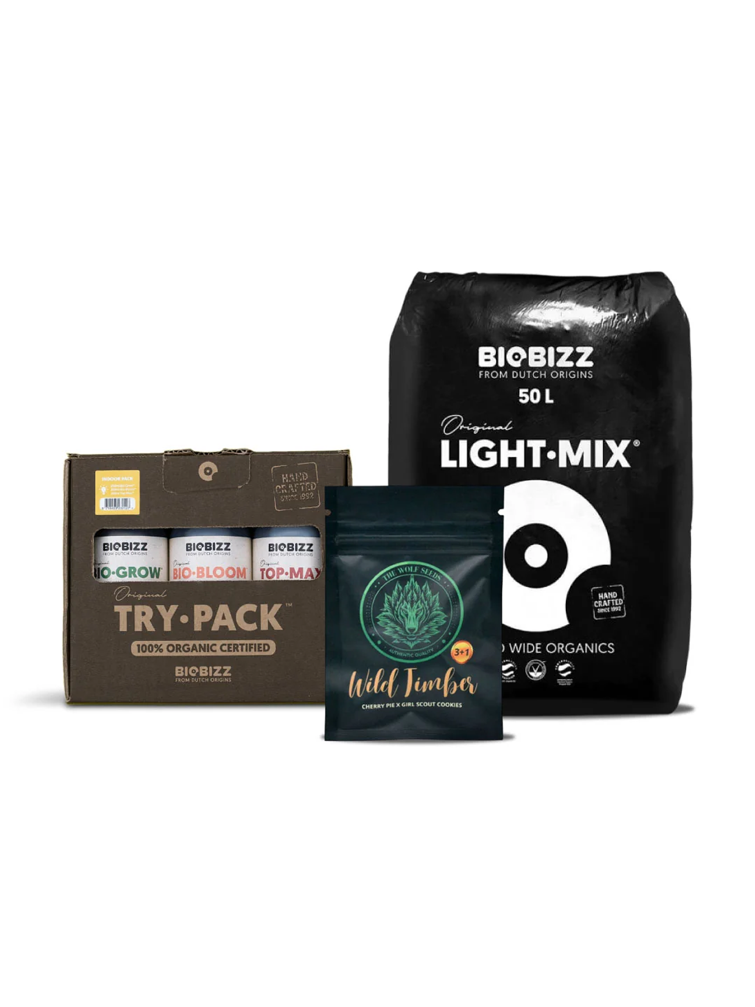 Pack Cyber Cultivo Light Mix + Try Pack Indoor + Semilla 1