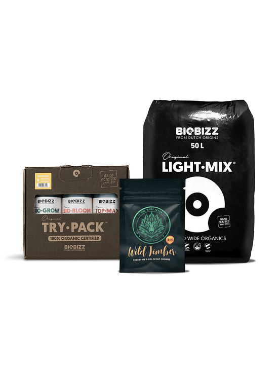 PACK CYBER CULTIVO LIGHT MIX + TRY PACK INDOOR + SEMILLA 1