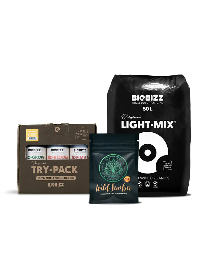 Pack Cyber Cultivo Light Mix + Try Pack Indoor + Semilla 1