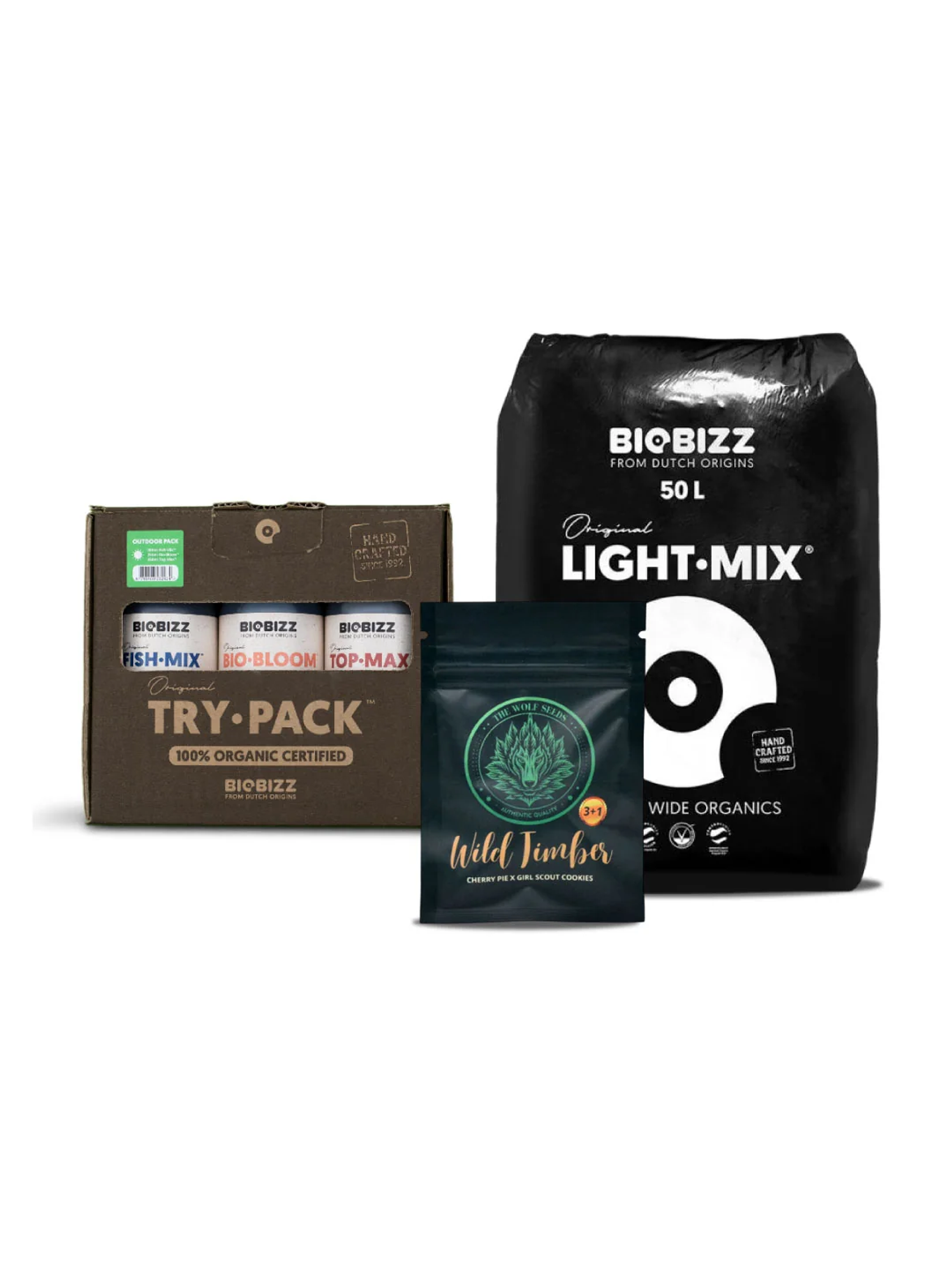 Pack Cyber Cultivo Light Mix + Try Pack Outdoor + Semilla 1