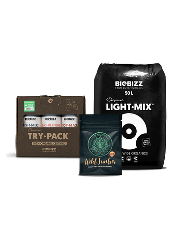 PACK CYBER CULTIVO LIGHT MIX + TRY PACK OUTDOOR + SEMILLA 1