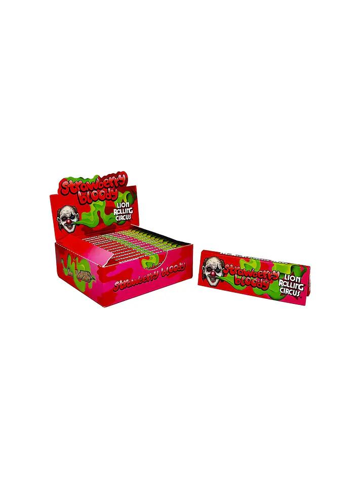 Paper Flavour 1 1/4 Bloody Strawberry- Lion Rolling Circus 1