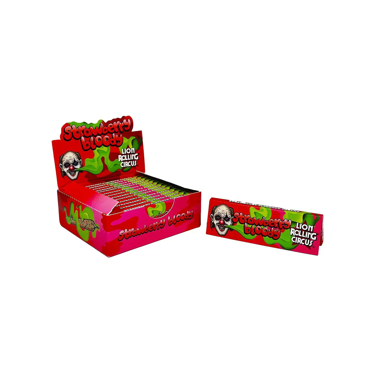 Paper Flavour 1 1/4 Bloody Strawberry- Lion Rolling Circus 1