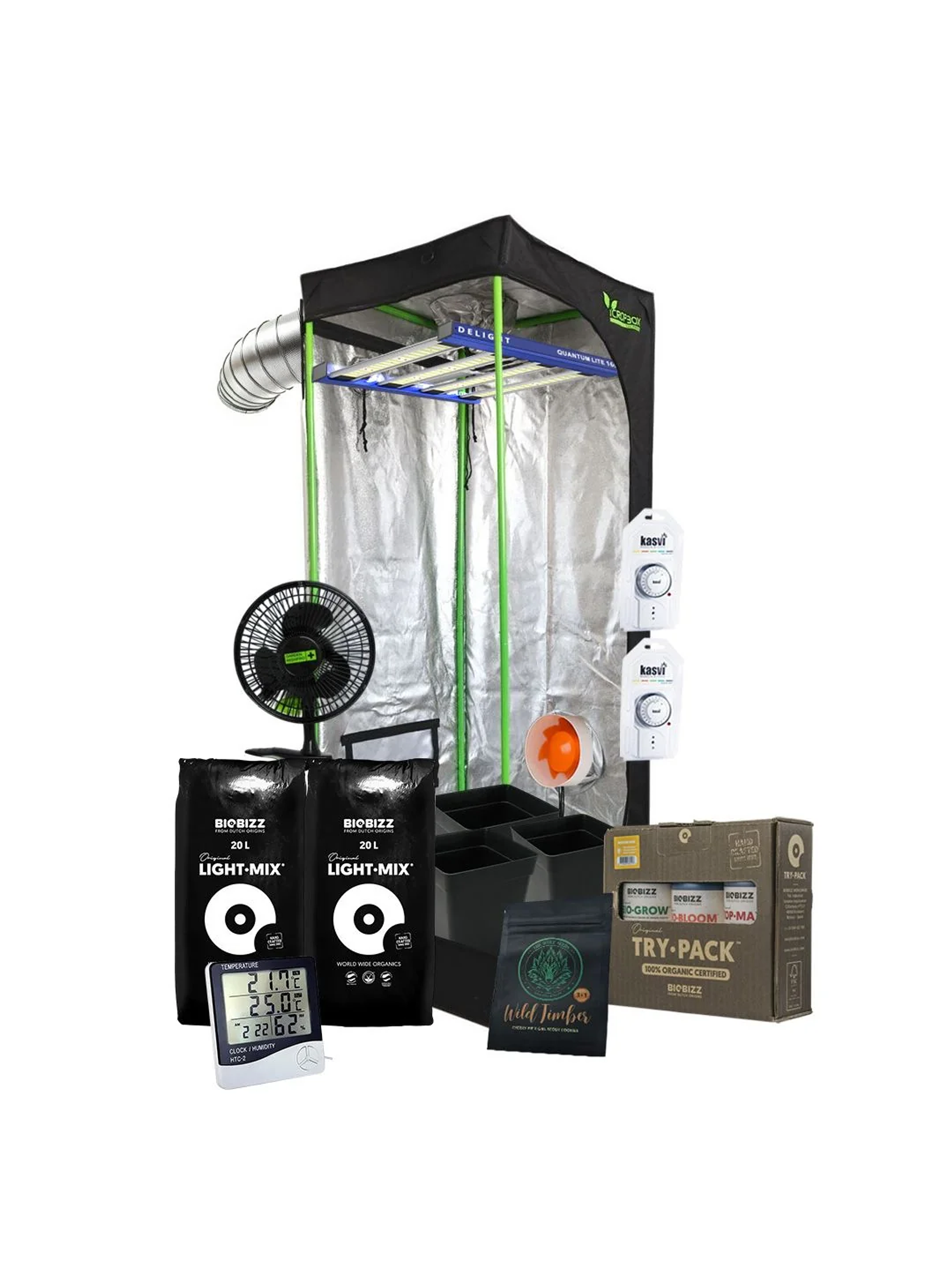 Kit Completo Quantum Lite Delight 60- 160W Fácil Armado 1