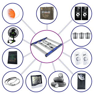 KIT COMPLETO QUANTUM LITE DELIGHT 80- 240W FÁCIL ARMADO