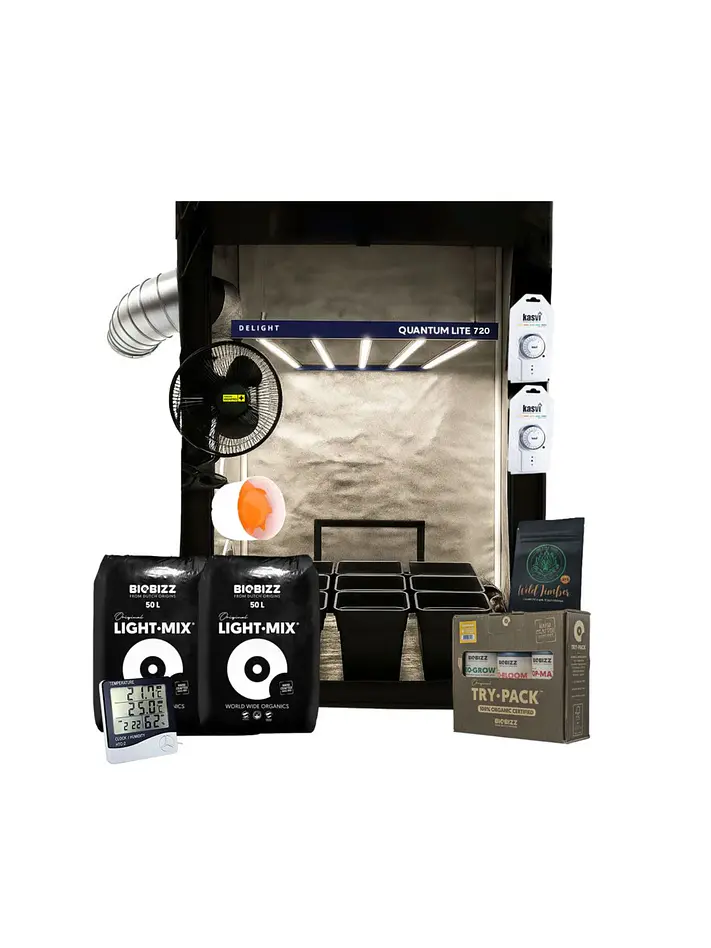 Kit Completo Quantum Lite Delight Plus 120- 720W Fácil Armado 2
