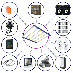 Kit Completo Quantum Lite Delight Plus 120- 720W Fácil Armado