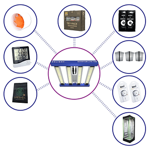 Kit Medio Quantum Lite Delight 60- 160W Fácil Armado
