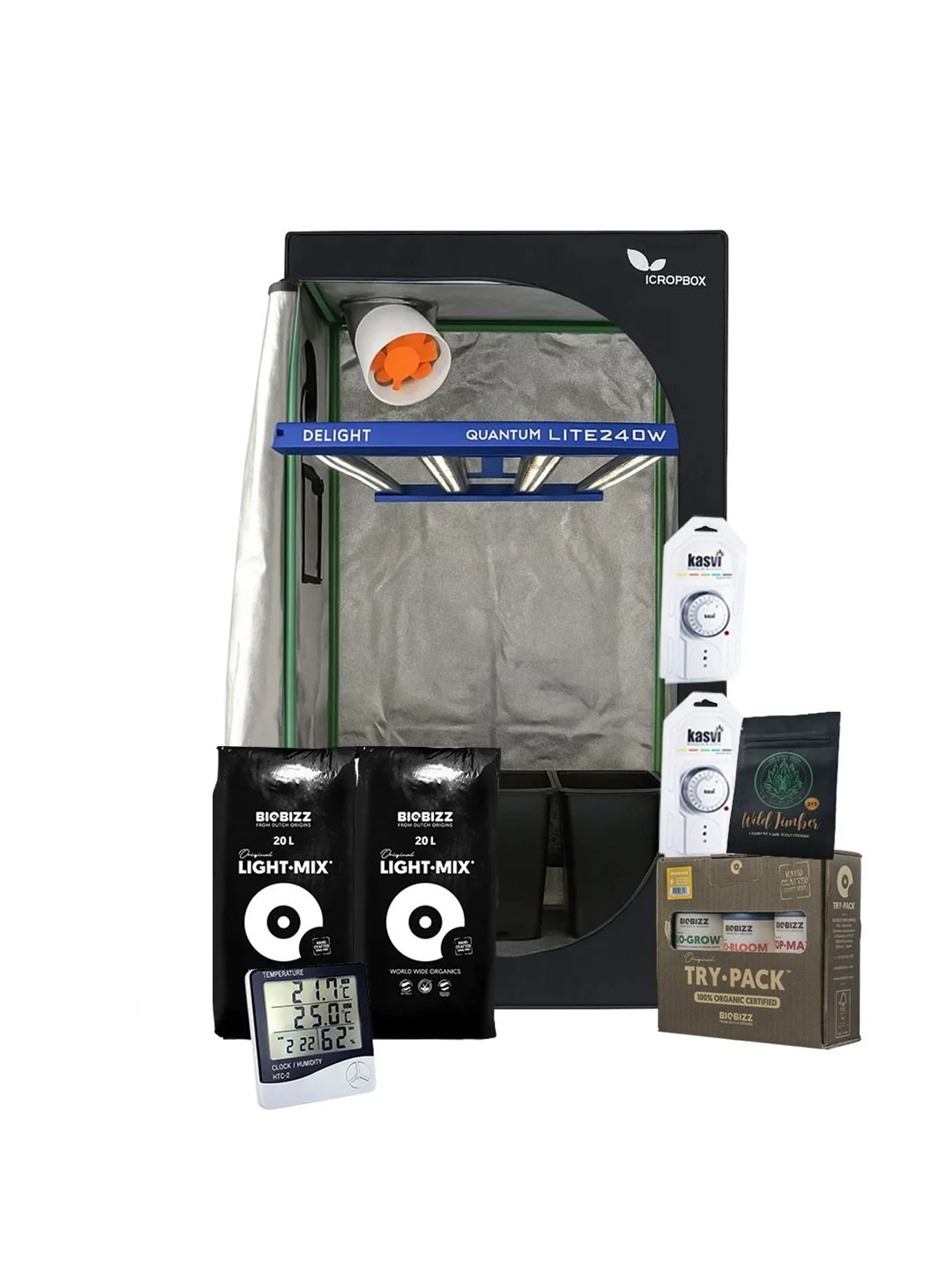 Kit Medio Quantum Lite Delight 80- 240W Fácil Armado 1