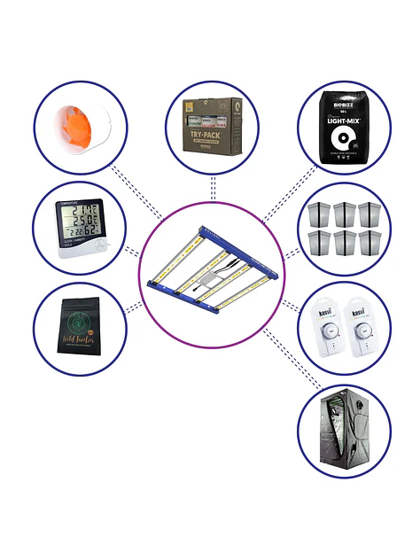 Kit Medio Quantum Lite Delight 100- 360W Fácil Armado 1