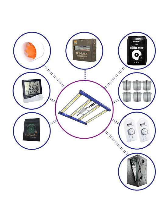 KIT MEDIO QUANTUM LITE DELIGHT 100- 360W FÁCIL ARMADO 1