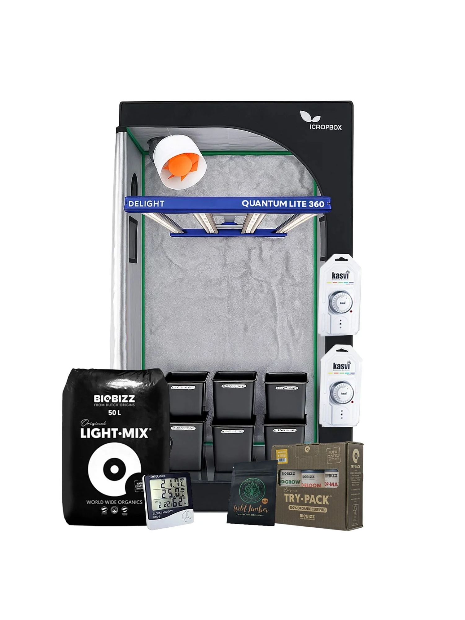 Kit Medio Quantum Lite Delight 100- 360W Fácil Armado 2