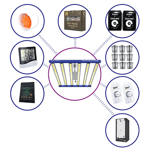 KIT MEDIO QUANTUM LITE DELIGHT 120- 600W FÁCIL ARMADO