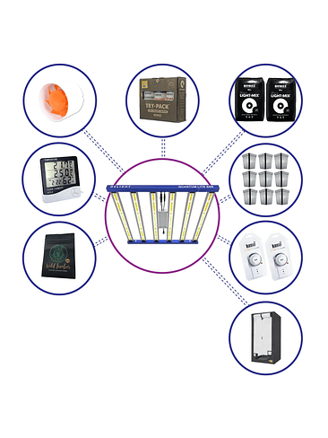 KIT MEDIO QUANTUM LITE DELIGHT 120- 600W FÁCIL ARMADO 2