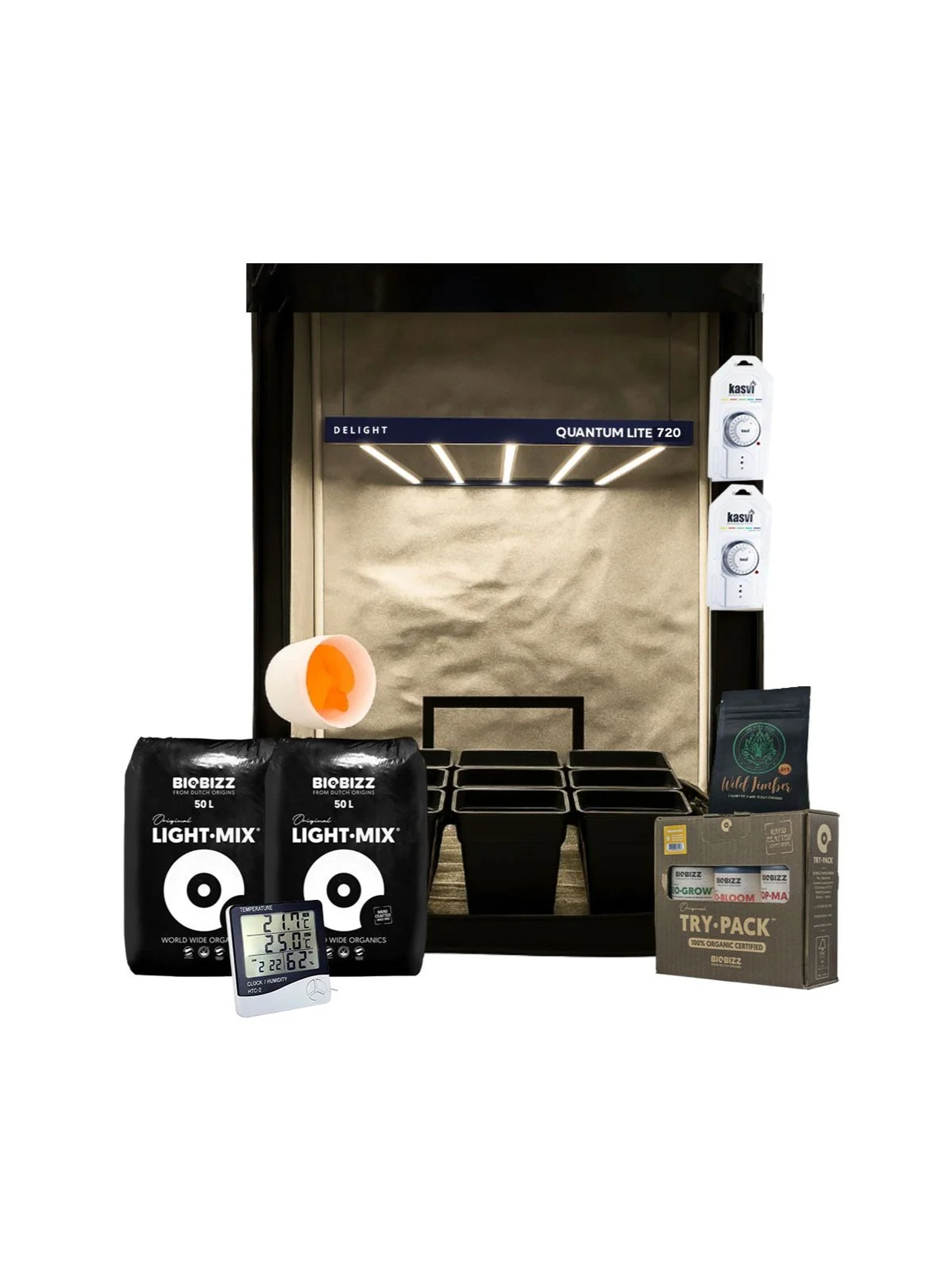 Kit Medio Quantum Lite Delight Plus 120- 720W Fácil Armado 1