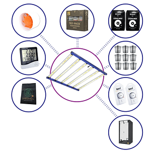 KIT MEDIO QUANTUM LITE DELIGHT PLUS 120- 720W FÁCIL ARMADO