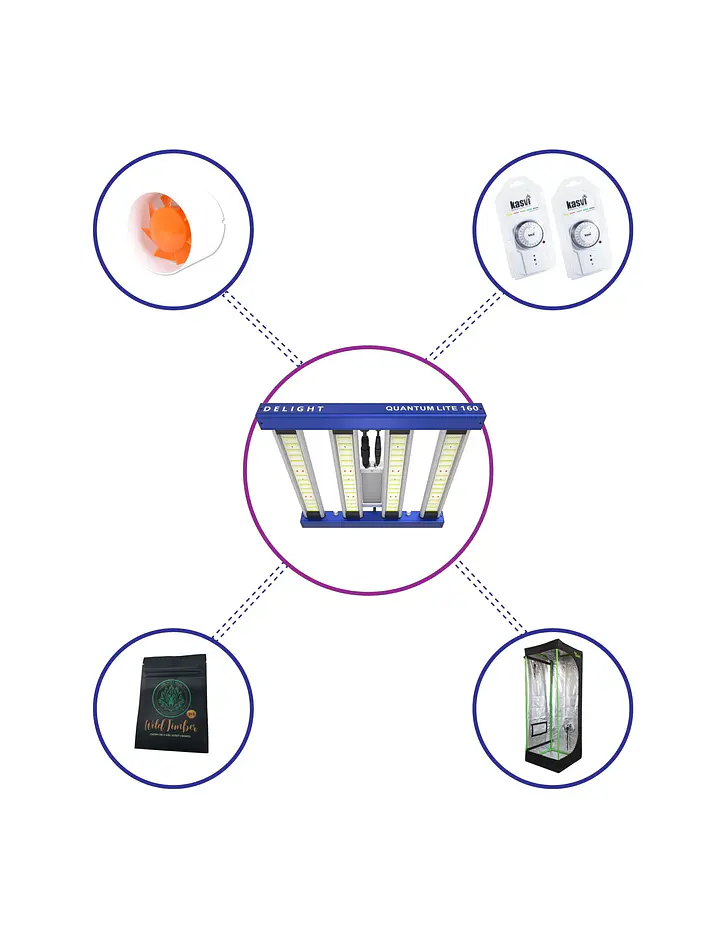 Kit Starter Quantum Lite Delight 60- 160W Fácil Armado 2