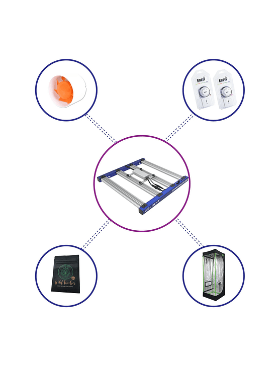 KIT STARTER QUANTUM LITE DELIGHT 80- 240W FÁCIL ARMADO 1
