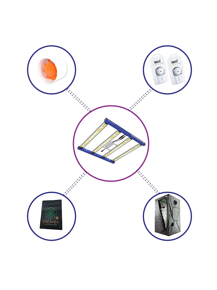 Kit Starter Quantum Lite Delight 100- 360W Fácil Armado 1