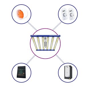 KIT STARTER QUANTUM LITE DELIGHT 120- 600W FÁCIL ARMADO