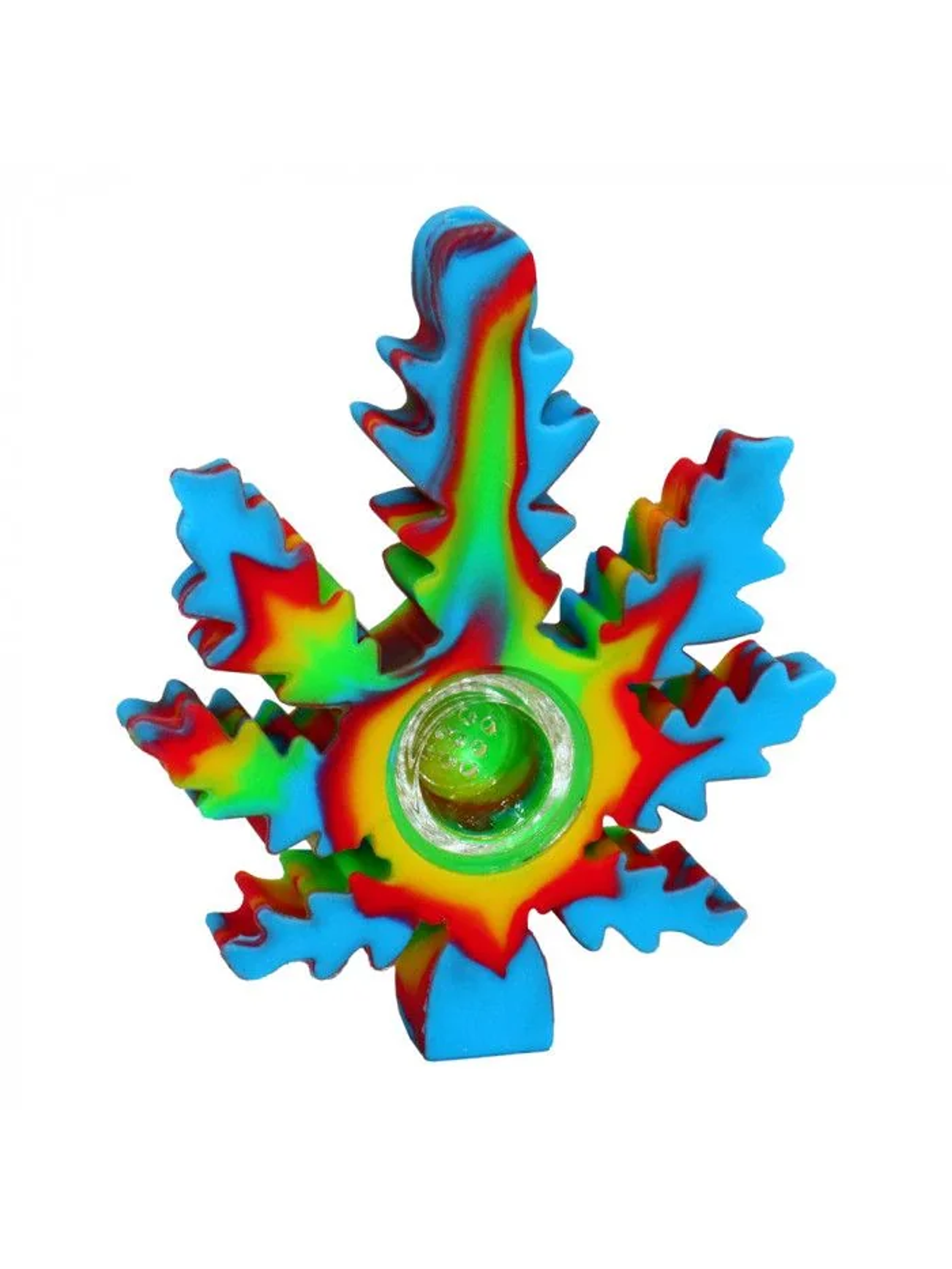 Pipa Silicona Hoja De Colores 1