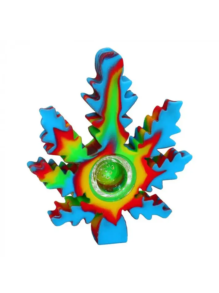 Pipa Silicona Hoja De Colores 1