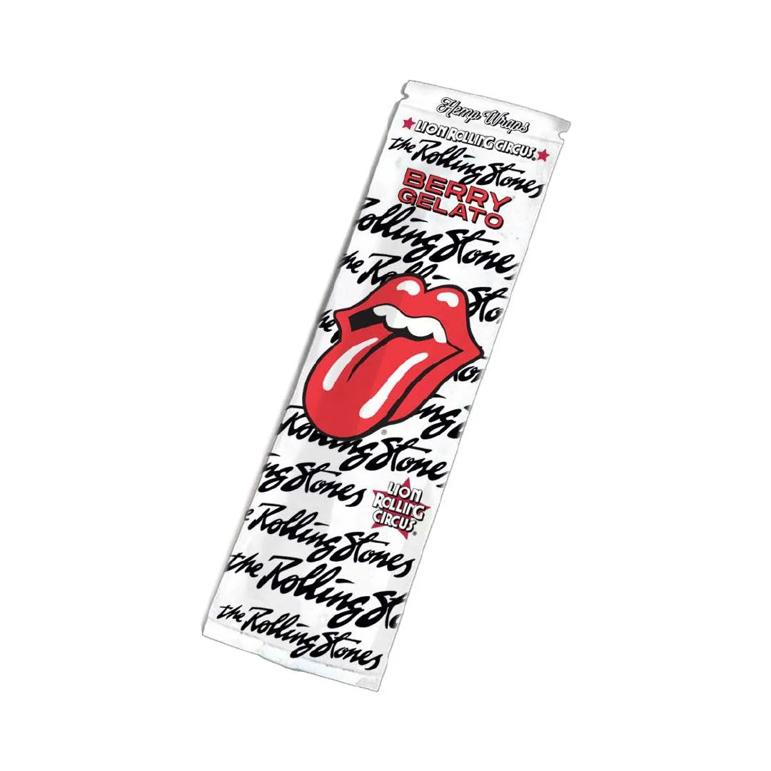 BLUNT HEMP WRAP TERPENES ROLLING STONES BERRY GELATO- LIO