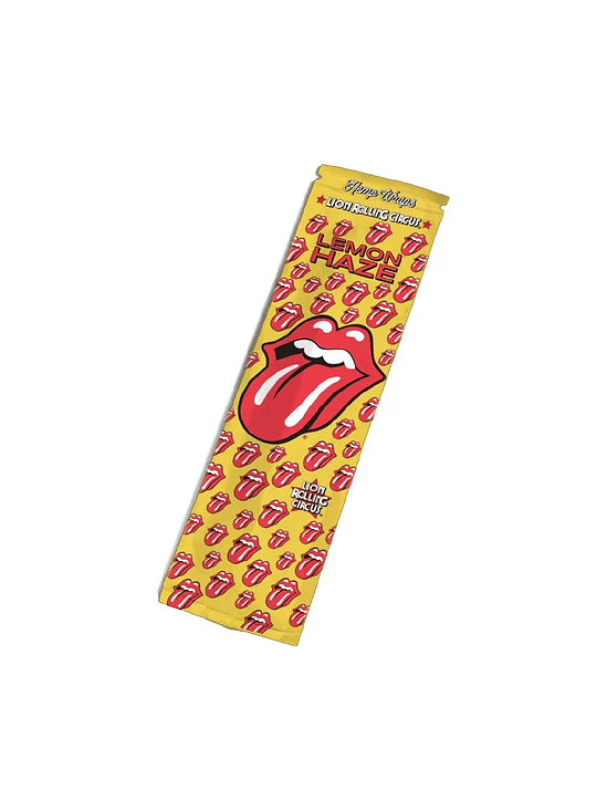 BLUNT HEMP WRAP TERPENES ROLLING STONES LEMON HAZE- LION ROLLING CIRCUS 1