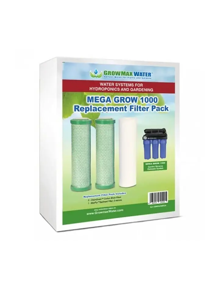 Pack Filtro Reemplazo Mega 1000-Grow Max 1