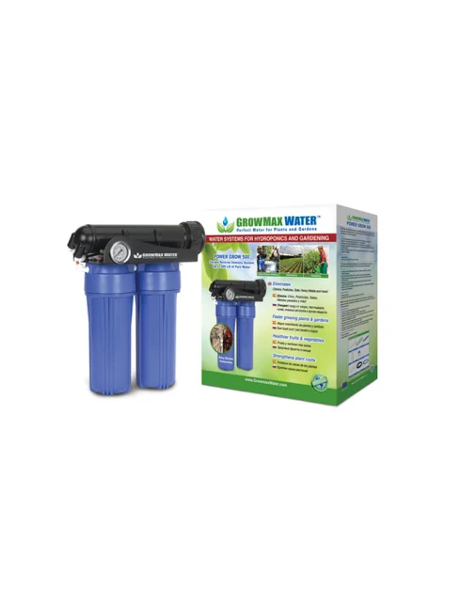 Sistema De Purificacion De Agua Power Grow 500L/Día- Growmax 1