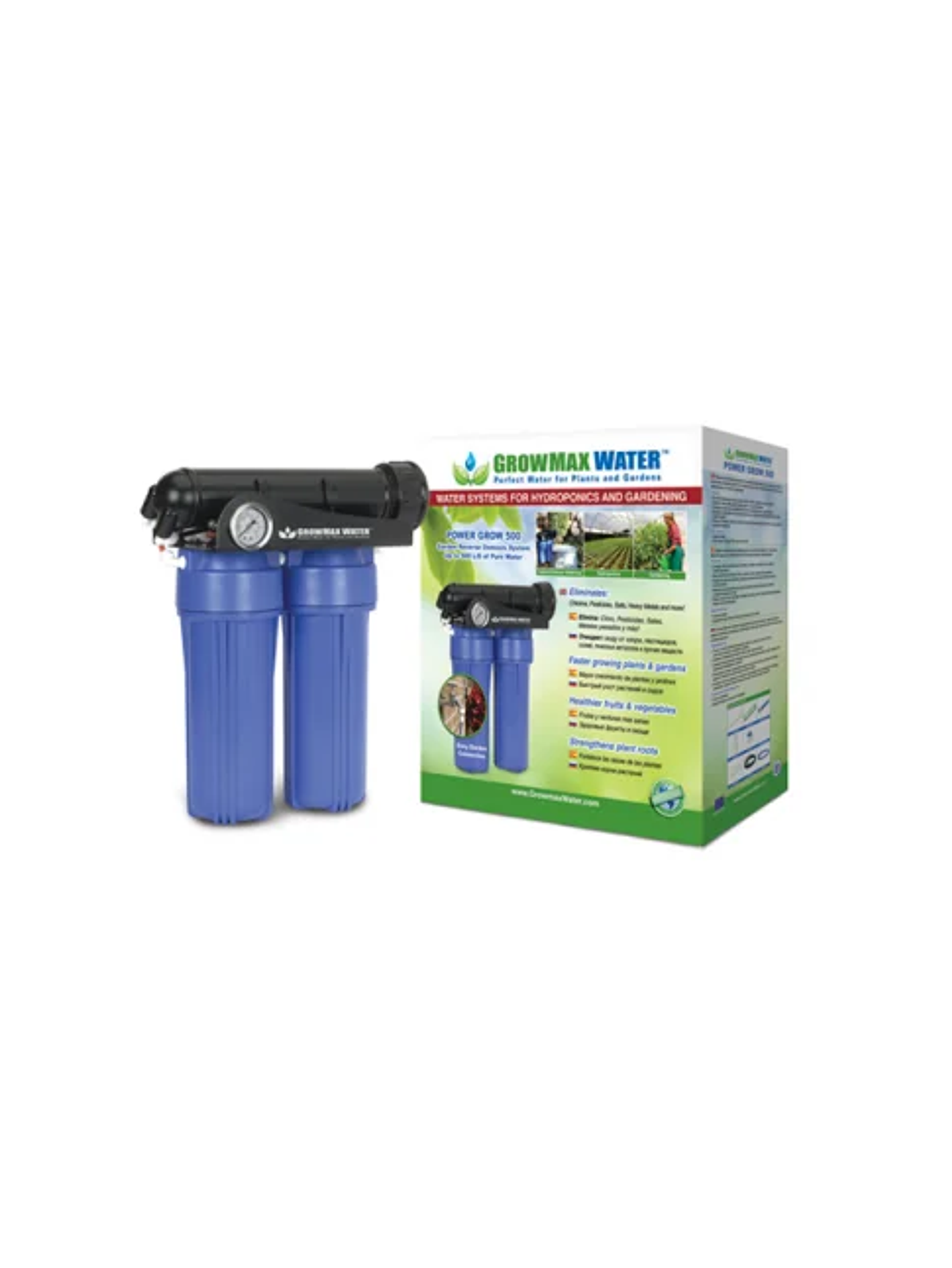 Sistema De Purificacion De Agua Power Grow 500L/Día- Growmax 1