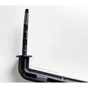 GOTERO FLECHA 2.3 L/H ANGULAR NEGRO-NETAFIM