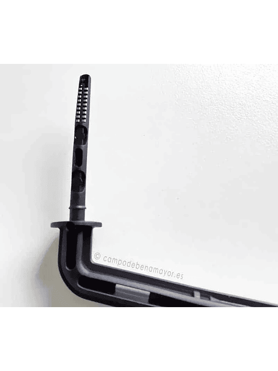 GOTERO FLECHA 2.3 L/H ANGULAR NEGRO-NETAFIM 1