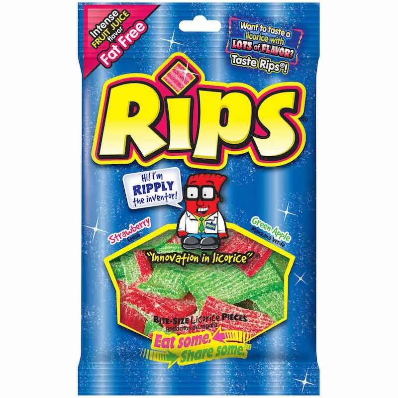 Rips Strawberry Green Apple Gomitas Acidas 113 Gr 1