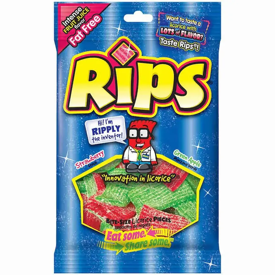 Rips Strawberry Green Apple Gomitas Acidas 113 Gr 1