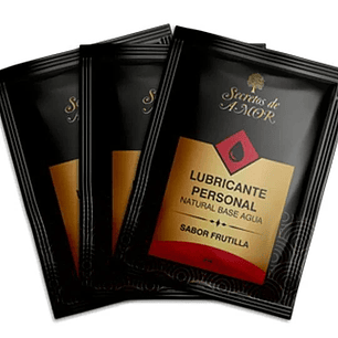LUBRICANTE ÍNTIMO DE FRUTILLA EN SACHET – HIDRATACIÓN, SUAVIDAD Y PLACER NATURAL