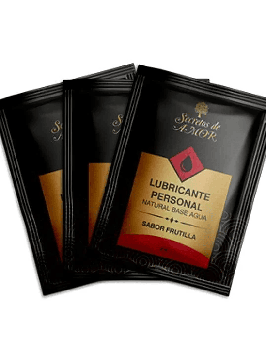 LUBRICANTE ÍNTIMO DE FRUTILLA EN SACHET – HIDRATACIÓN, SUAVIDAD Y PLACER NATURAL 1