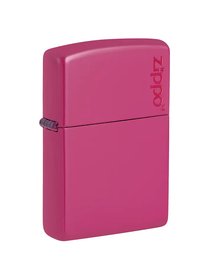 Encendedor Rosado Logo Rojo-Zippo 1