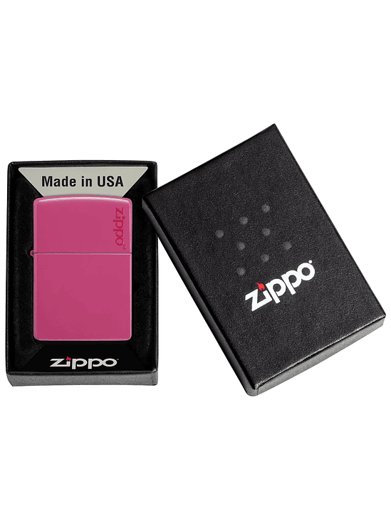 ENCENDEDOR ROSADO LOGO ROJO-ZIPPO 3