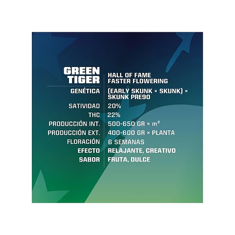 Green Tiger Fast Fem -Bsf (X7/X4/X2)