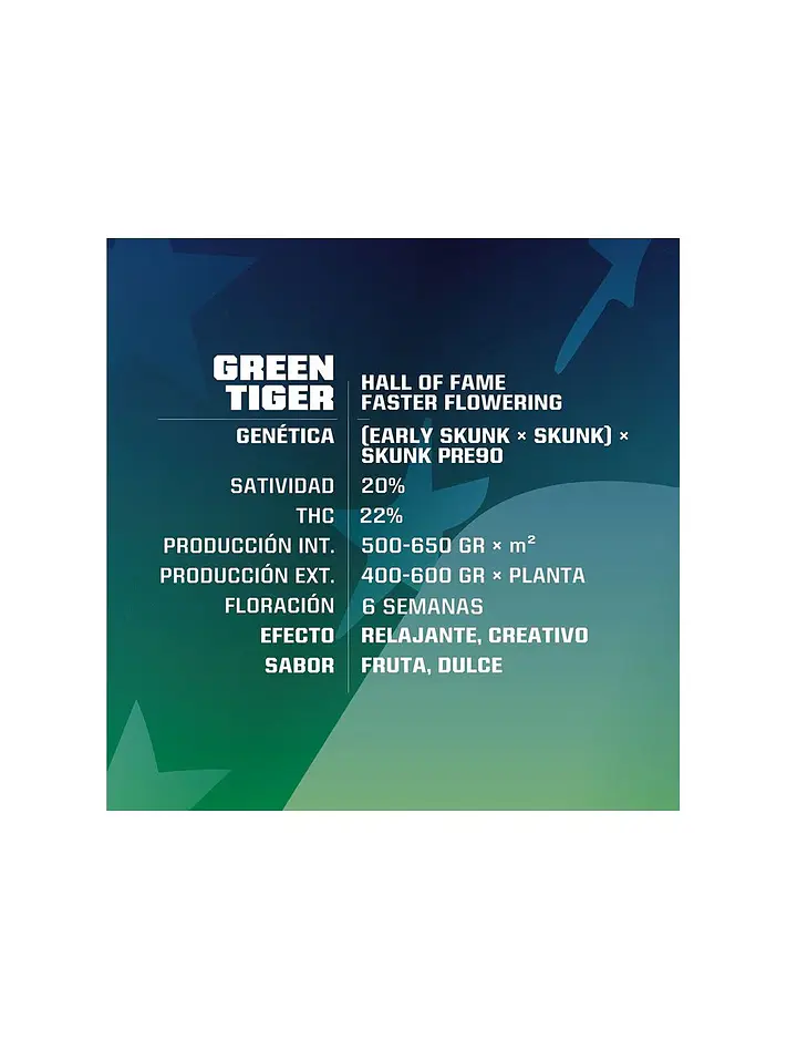 Green Tiger Fast Fem -Bsf (X7/X4/X2) 2