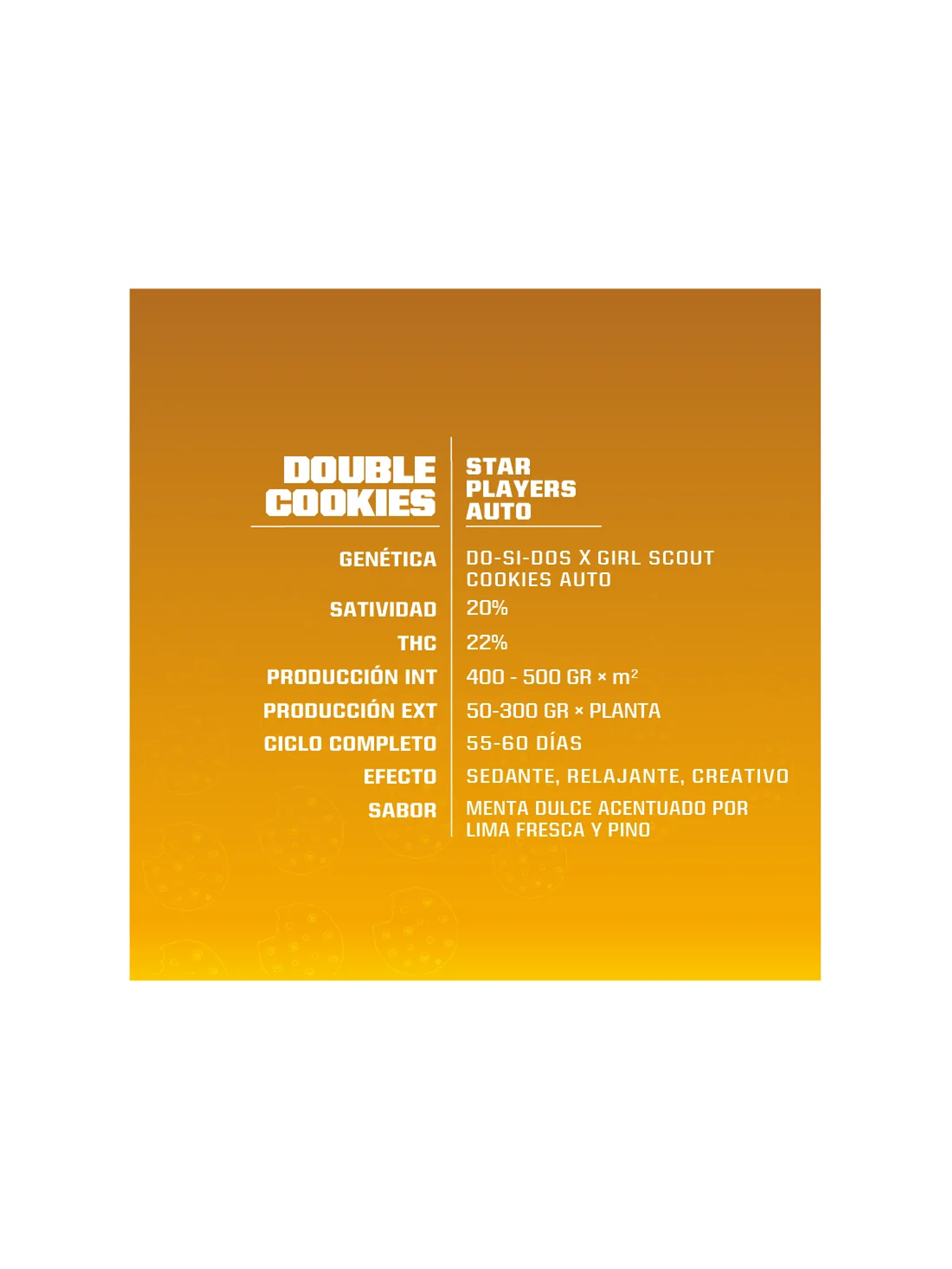 Double Cookies Sp Auto -Bsf (X4/X2) 2