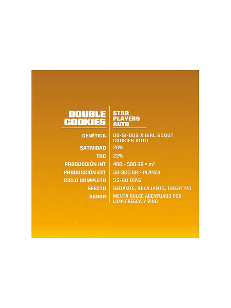 Double Cookies Sp Auto -Bsf (X4/X2) 2