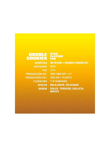 DOUBLE COOKIES SP FEM X4 -BSF 2