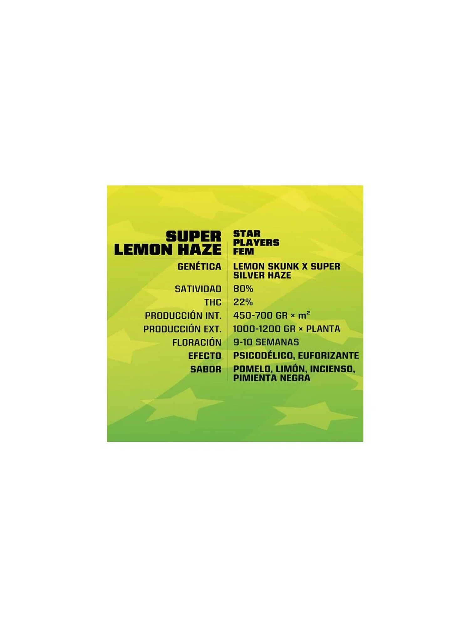 Super Lemon Haze Fem -Bsf (X4/X2) 1