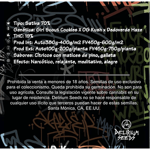 Cookies Cream Auto X2-Delirium Seeds