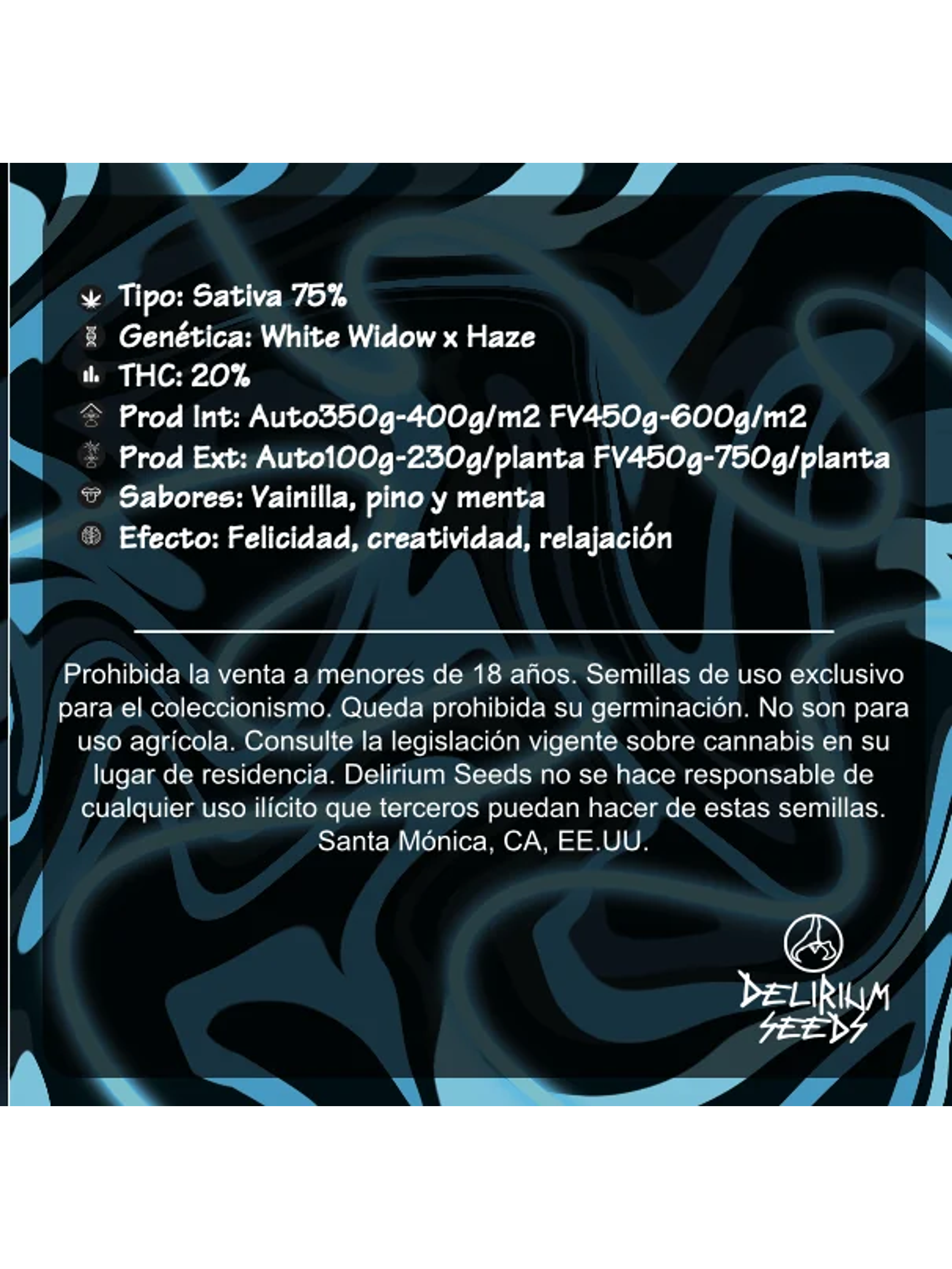 Delirium Moby Fast Version -Delirium Seeds (X4/X1) 2