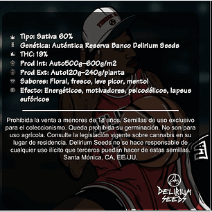 MICHAEL D 3XL AUTO X2-DELIRIUM SEEDS