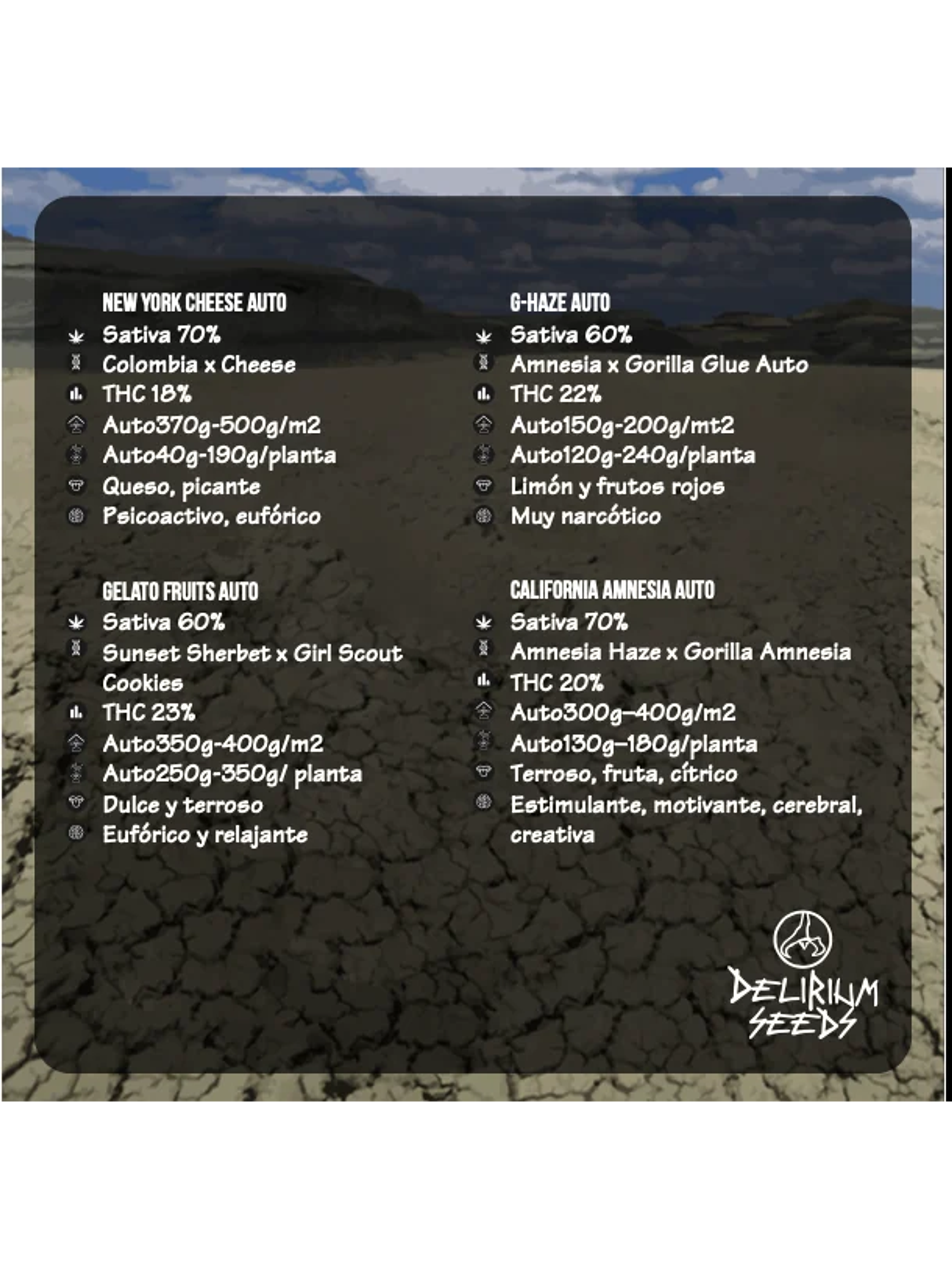 Mix Dry Mouth Line Auto X14-Delirium Seeds 2